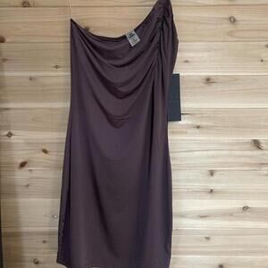 Mini Purple Mono B Dress